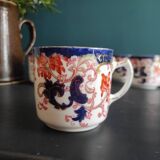 Antique Adderley & Co Lisbon pattern bon china set of 6 tea cups