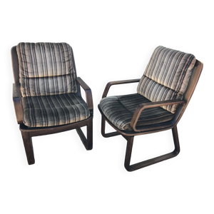 fauteuils pieds traîneau