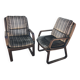 Vintage sled foot armchairs from the 70s