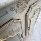 Painted wooden sideboard