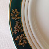 Assiettes plates Céranord, modèle Kléber