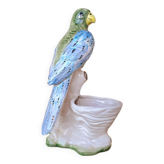 Bird slip pot vase
