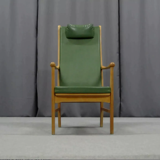 Oak wood armchair 1950