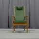 Oak wood armchair 1950