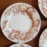 10 Luneville dessert plates