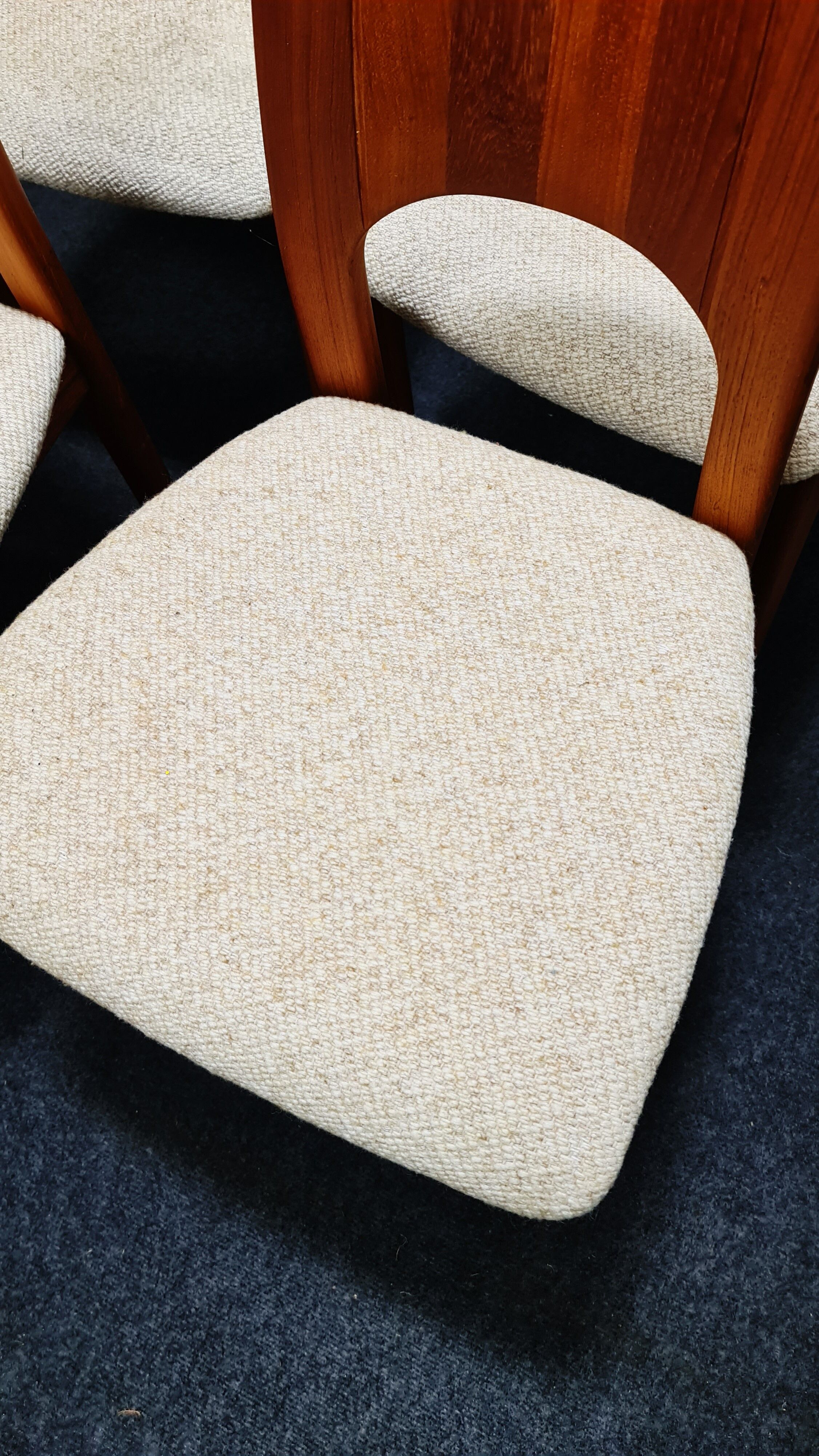 Four vintage Danish design dinning chairs by Holstebro møbelfabrik a/s