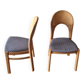 Paire de chaises de salle à manger 'Morten' danoises conçues par Niels Koefoed