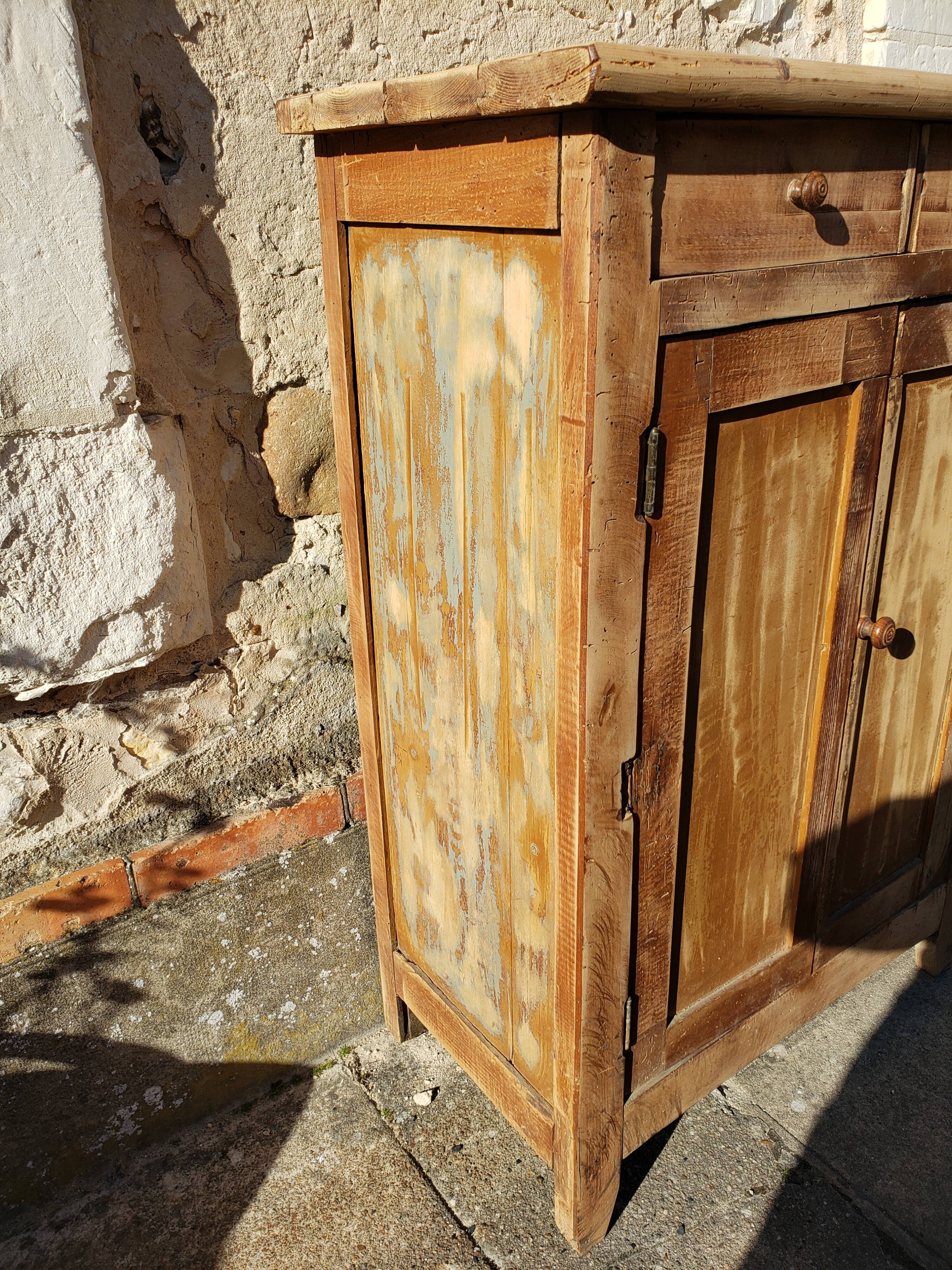 Parisian buffet patina old "Aveyron"