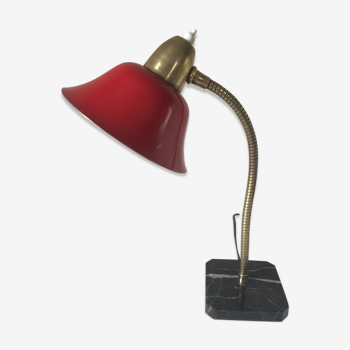 Lampe socle marbre vintage années 60