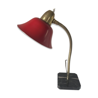 Lampe socle marbre vintage années 60