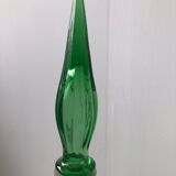 Italian green glass carafe