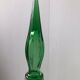Carafe italienne en verre vert