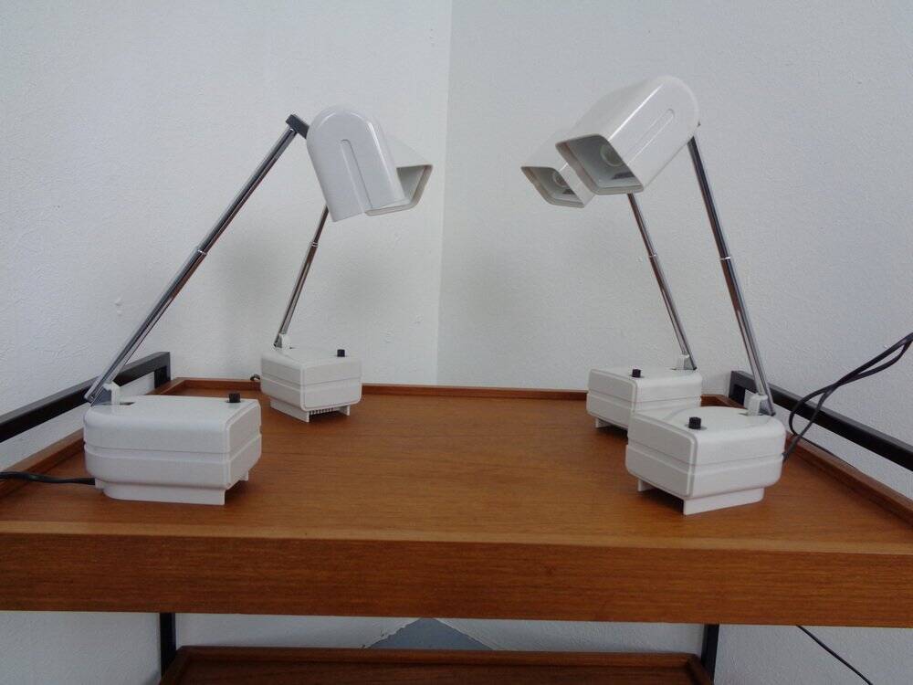 Adjustable Lampette Table Lamps from Briloner Lights, 1970s, Set of 2