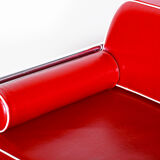 Red leather sofa by Hynekk Gottwald 1930