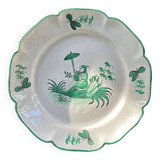 Chinese plate with character