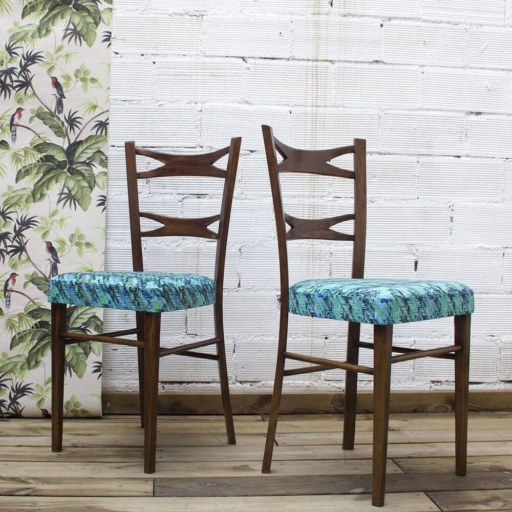 Spanish Dining Chairs from Muebles Mocholi, 1960s, Set of 4