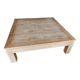 Wooden living room coffee table