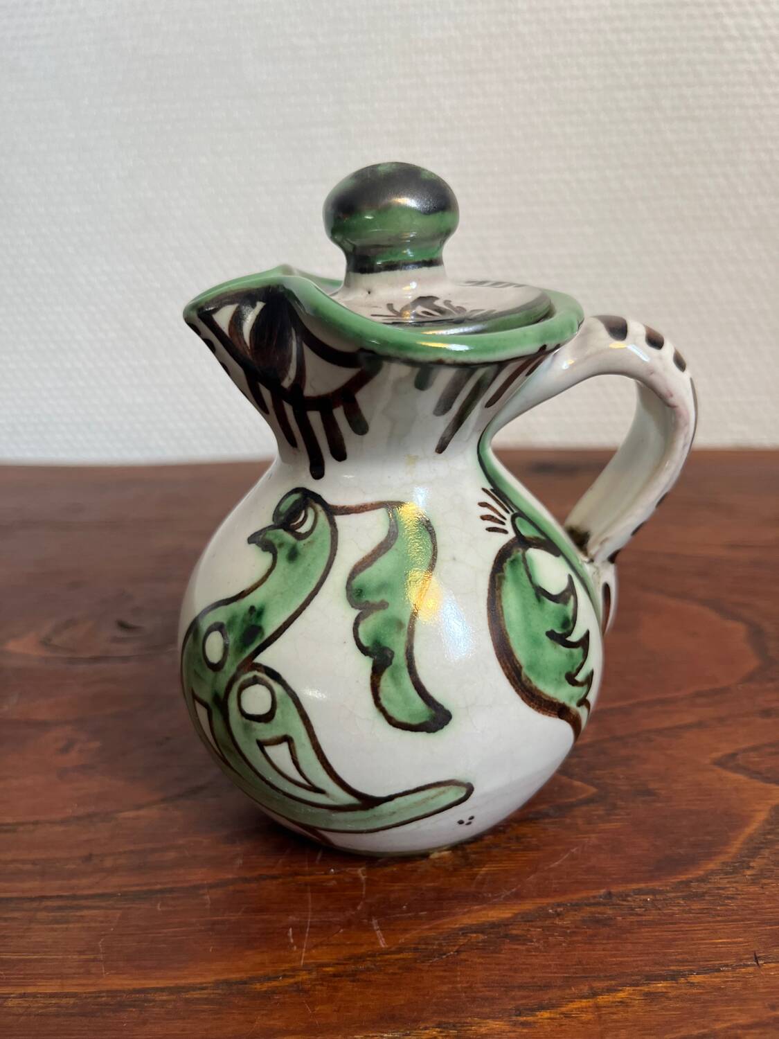 Punter cracked ceramic salt and pepper set, oil and vinegar set