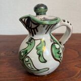 Punter cracked ceramic salt and pepper set, oil and vinegar set