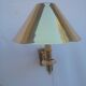 Paire d'appliques vintage en laiton