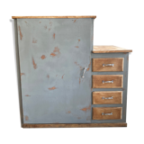 Asymmetrical chest of drawers