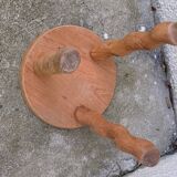 Vintage turned leg tripod stool 1960