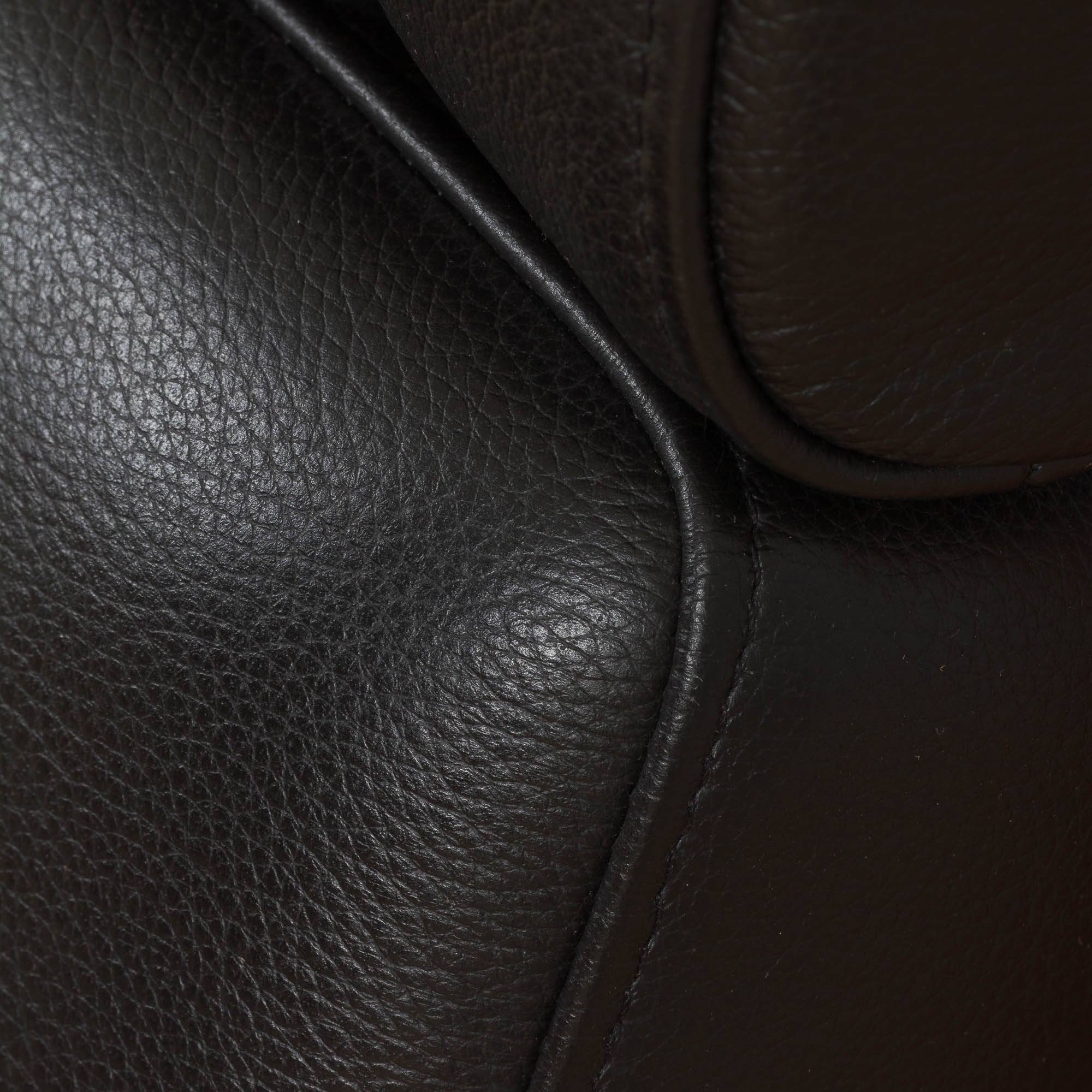 Hans Wegner GE 265 armchair  for Getama in Oak & Black Leather, Denmark