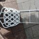 Antique garden furniture in solid wrought iron.