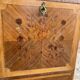 Old wooden and marble secretary