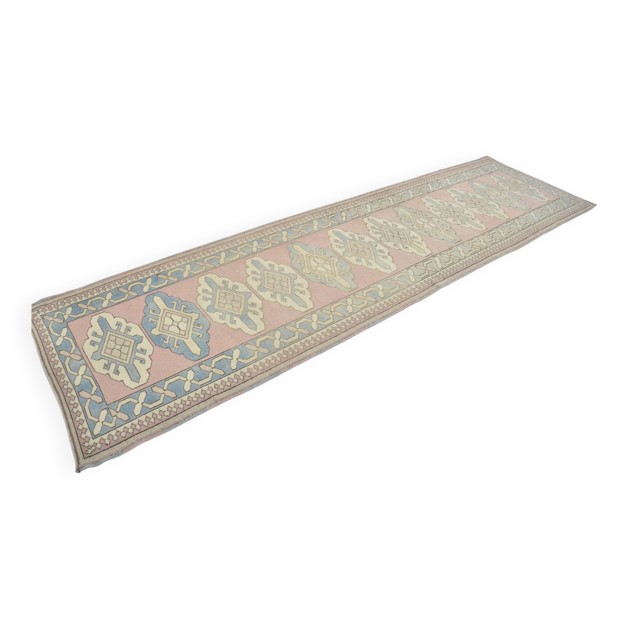 Wool Antique Turkish Wool Vintage Carpet sku 3569