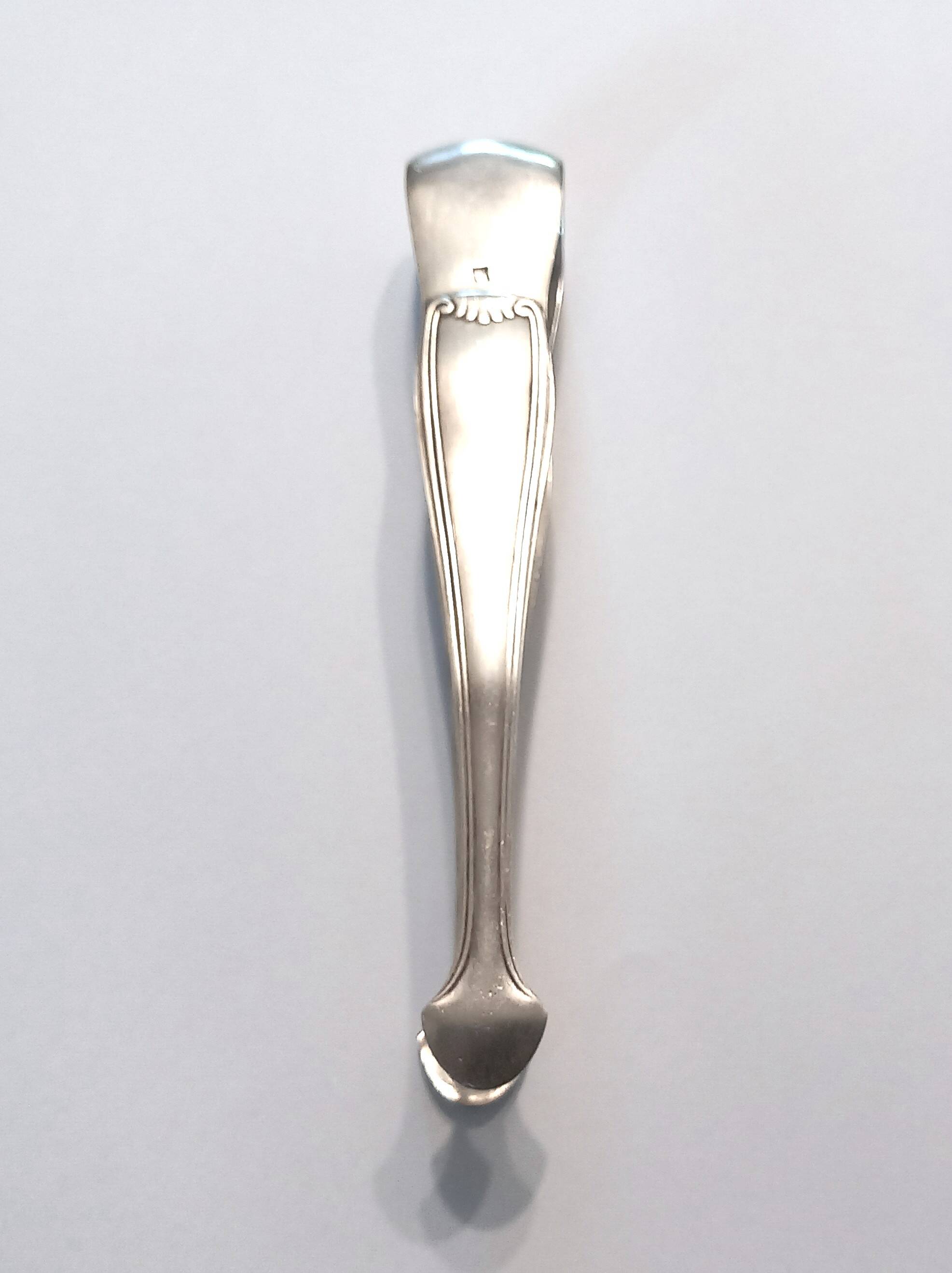 Antique Silver Sugar Tongs Hallmarked / Ice Tongs