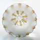 Wall lamp amber glass and ice effect