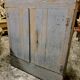cabinet folk art wood painted original, around 1900