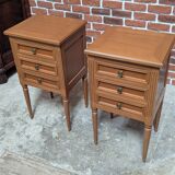 Pair of Louis XVI bedside tables