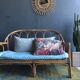 Rattan bench