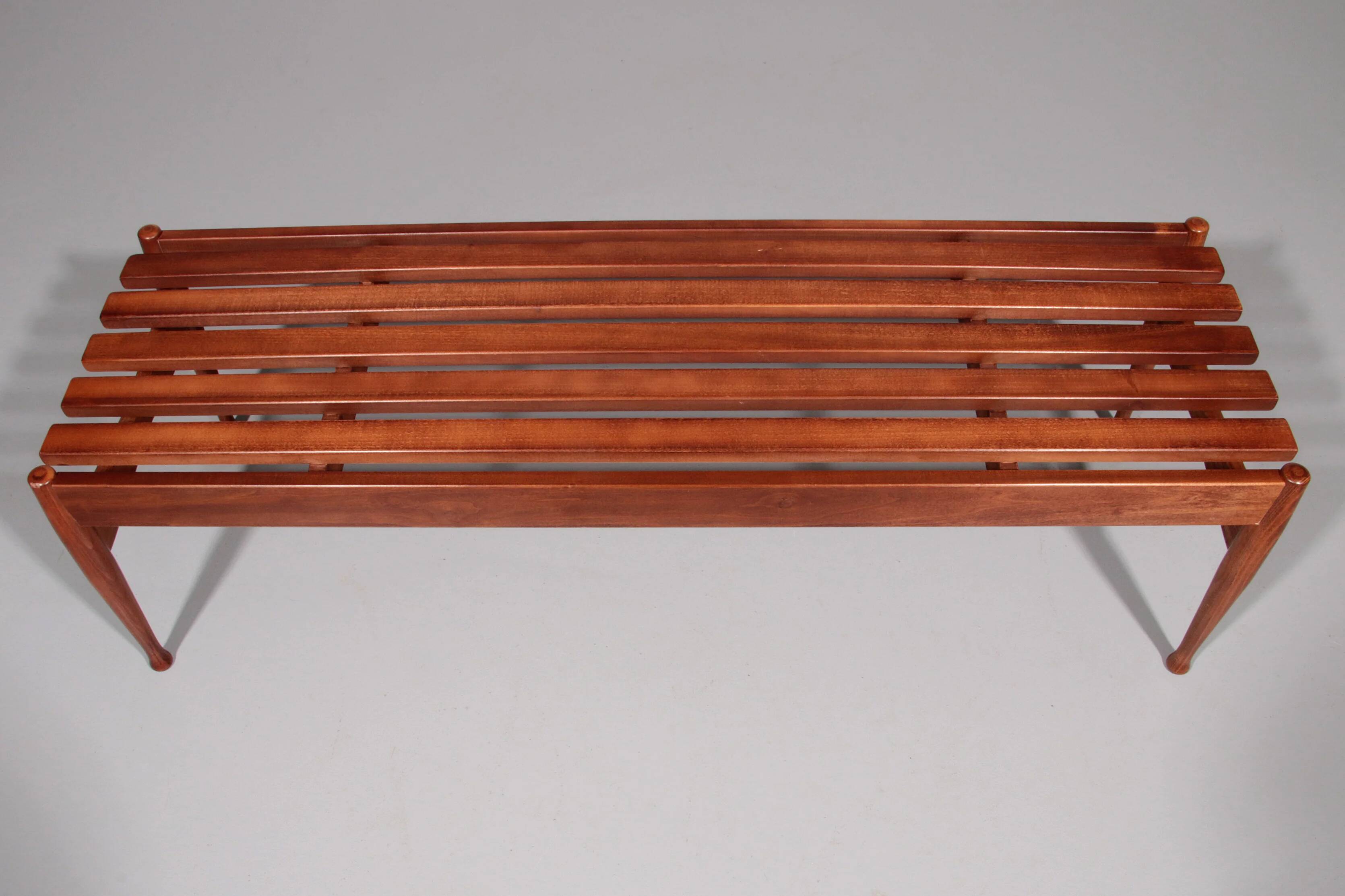 Walnut bench by Gio Ponti made by Fratelli Reguitti 1950