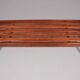Walnut bench by Gio Ponti made by Fratelli Reguitti 1950