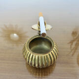 Brass pocket ashtray 60s 70s