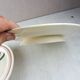 Lot of 2 plates with footouche décor Selestat, Schlettstadt, from Sarreguemines