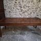 Table à manger de ferme française ancienne avec deux tiroirs | Chêne & pin | vers 1850–1900