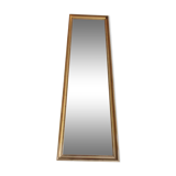 Beveled mirror gilded frame 140x42