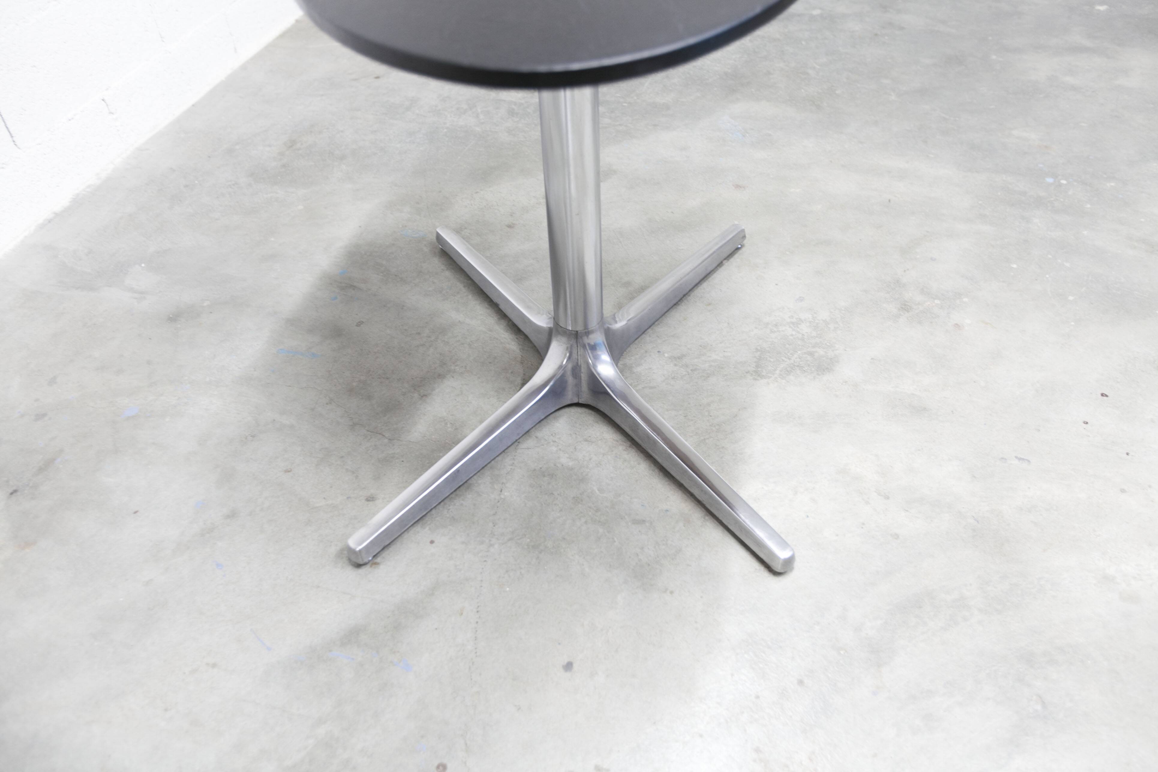 Roche Bobois oval table 1970 smoked glass chrome legs 152x117 cm