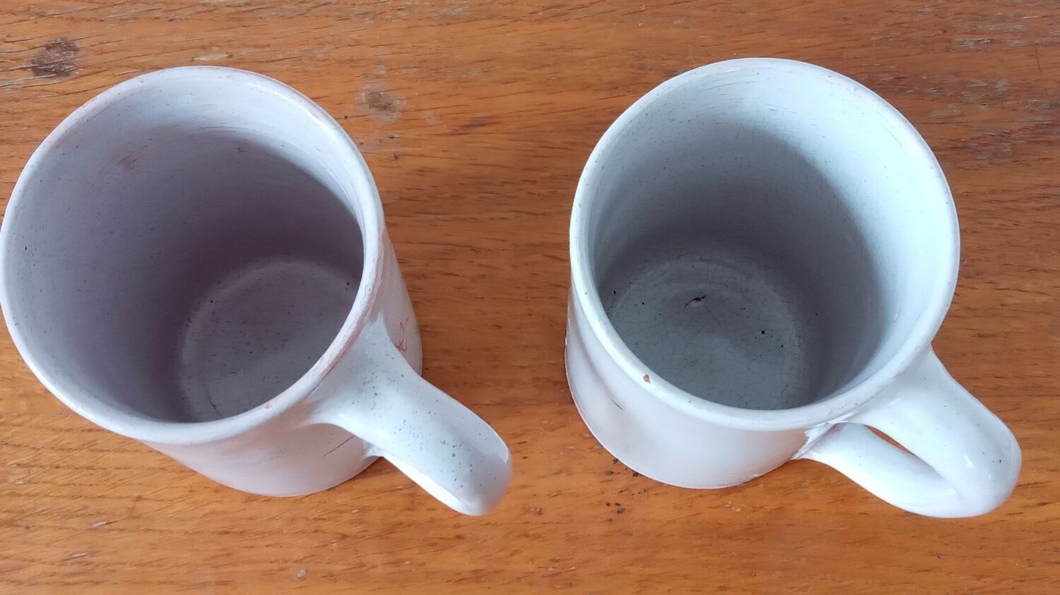 Two ceramic mugs
