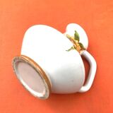 Ancien pichet céramique émaillée décor tournesol