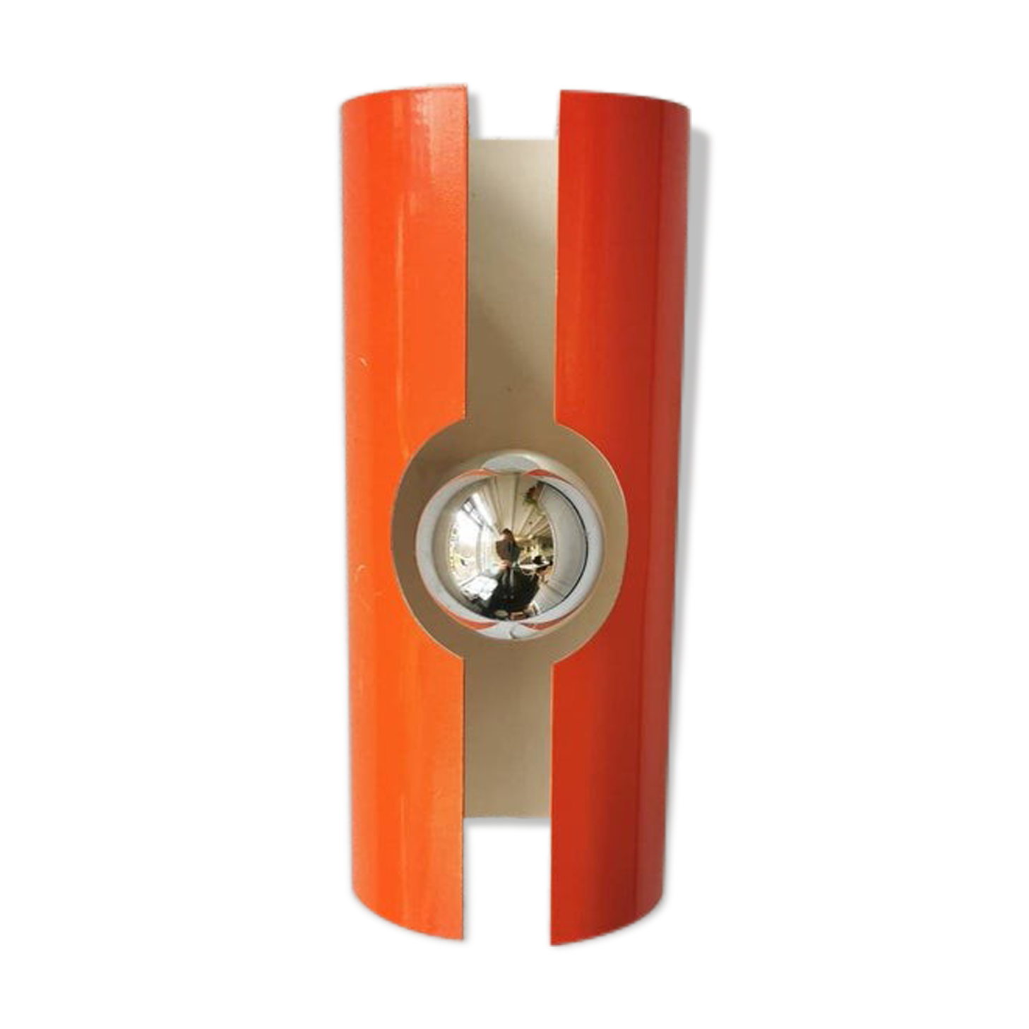 Raak Amsterdam orange wall applique from the 1970s