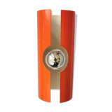 Raak Amsterdam orange wall applique from the 1970s