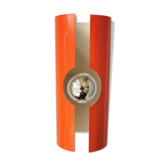 Raak Amsterdam orange wall applique from the 1970s