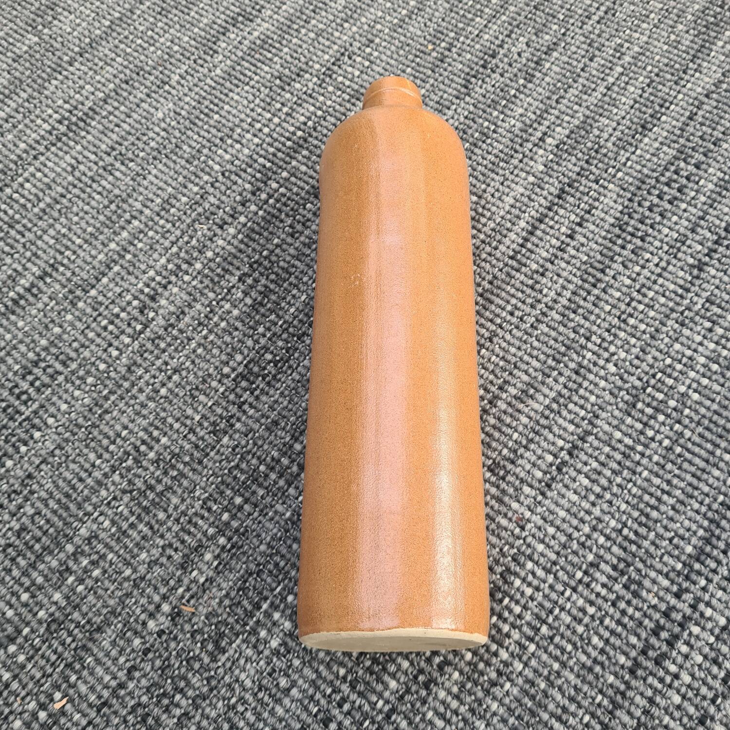 Brown stoneware bottle