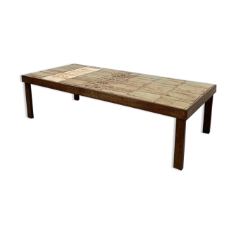 Ceramic coffee table Jean Derval Roger Capron