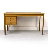 Oak Desk with Three Drawers from Domino Møbler, 1970s